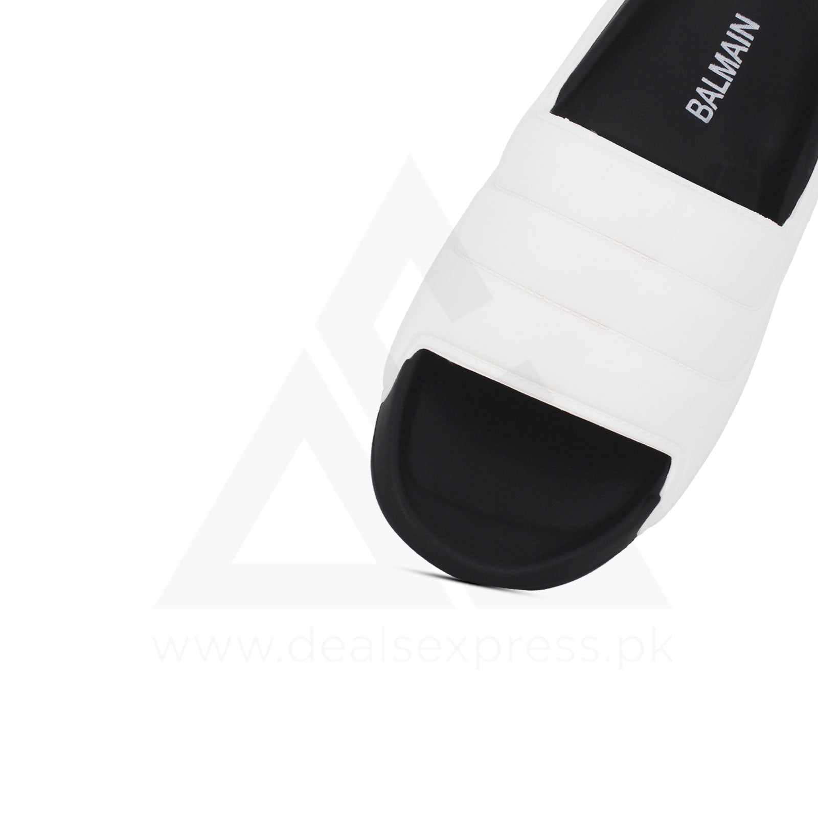 Balmin Stripe Slide - White Duo