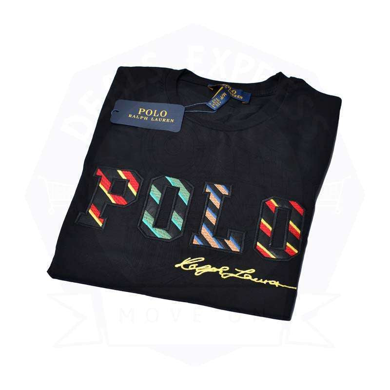 Plo Emb - Black (Slim Fit)