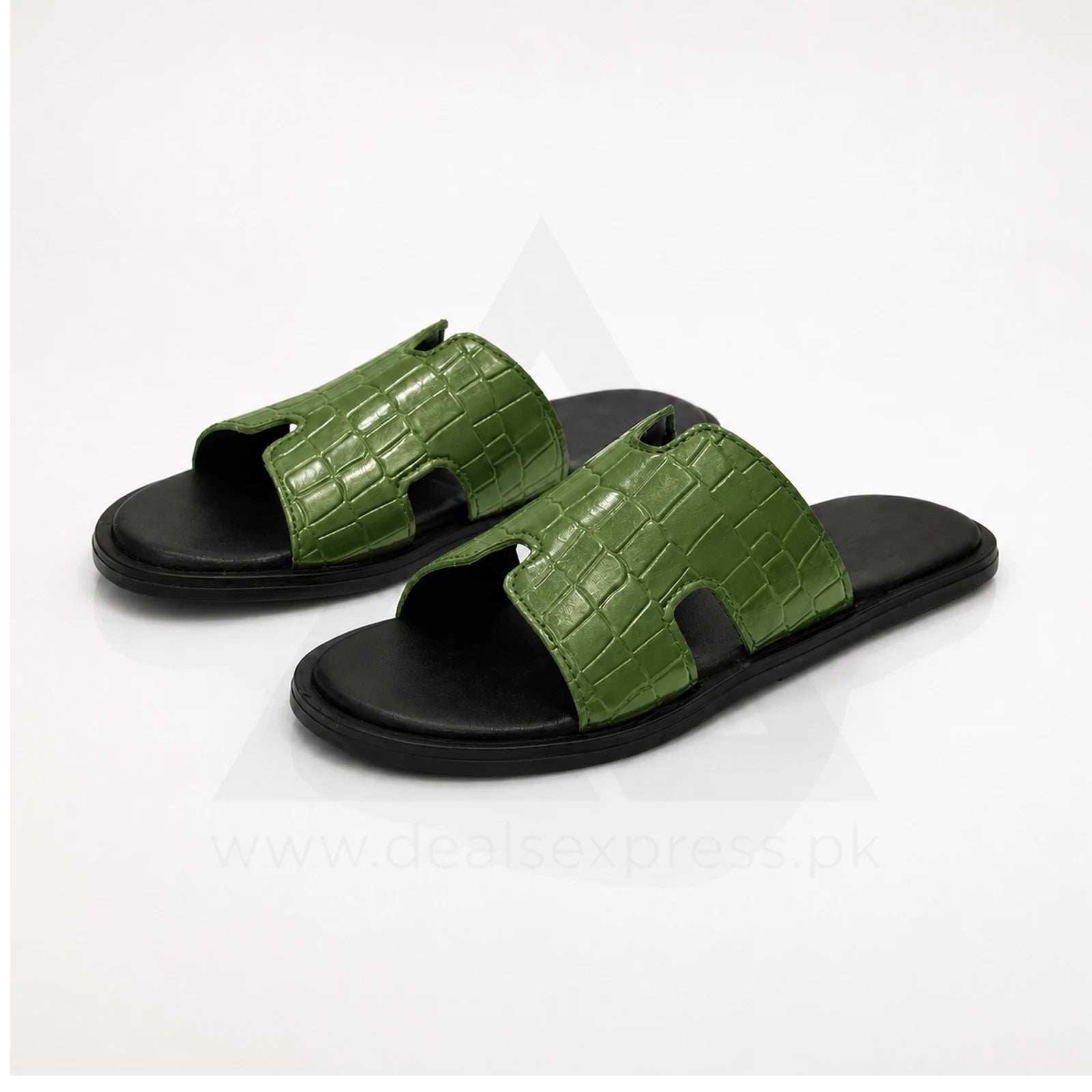 Izmir Slide - Black Green