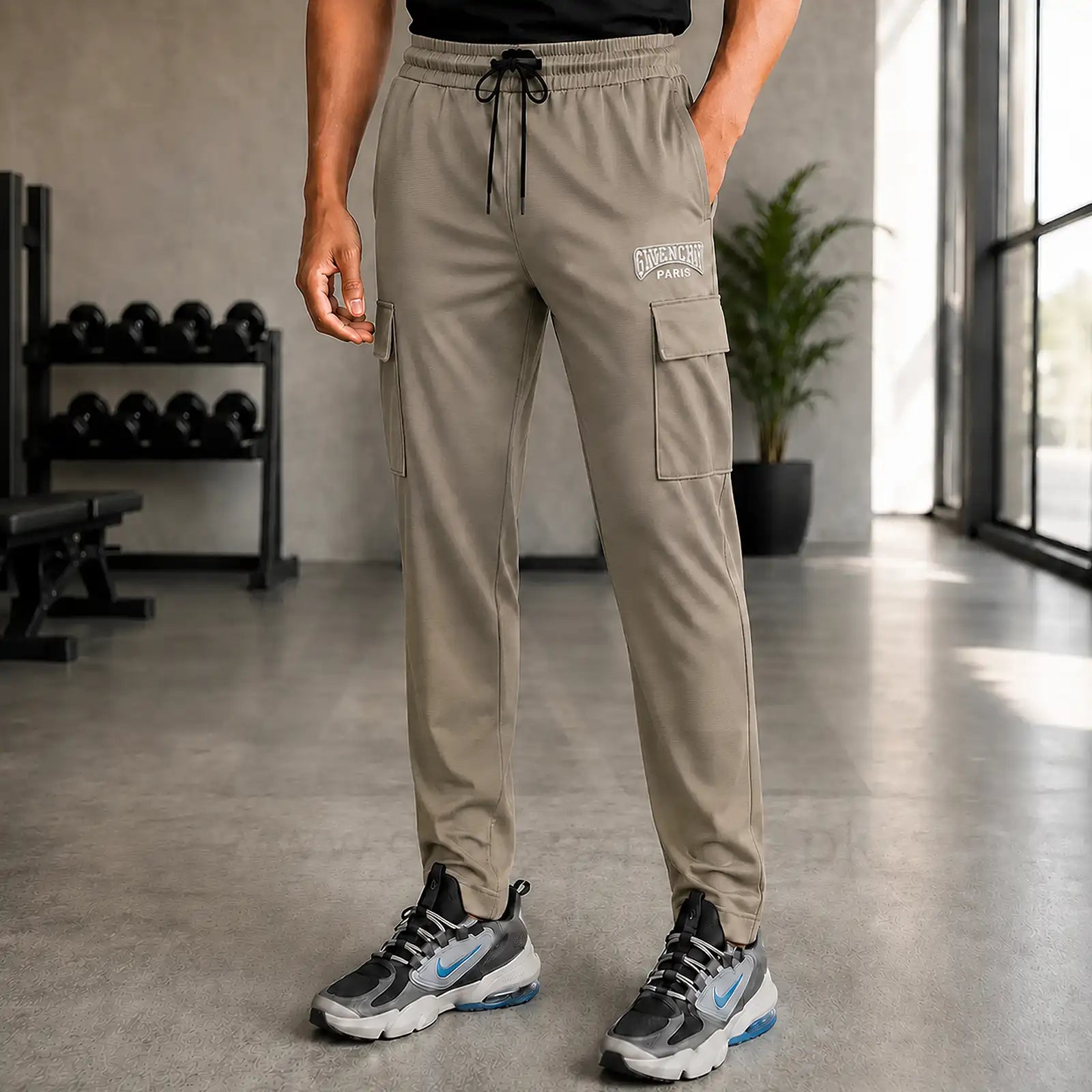 Gvenchy Embose Trouser T065 - Brown