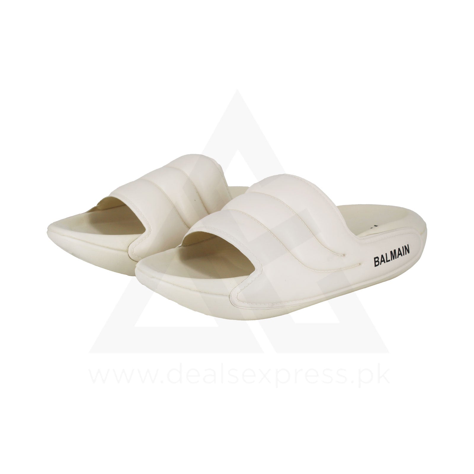 Balmin Stripe Slide - Beige