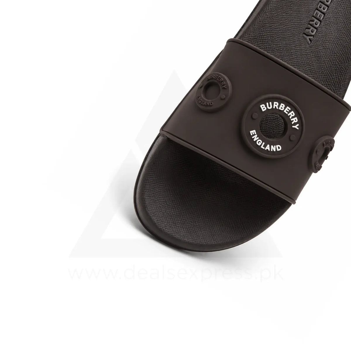 Burburry Logo Slide - Coffee
