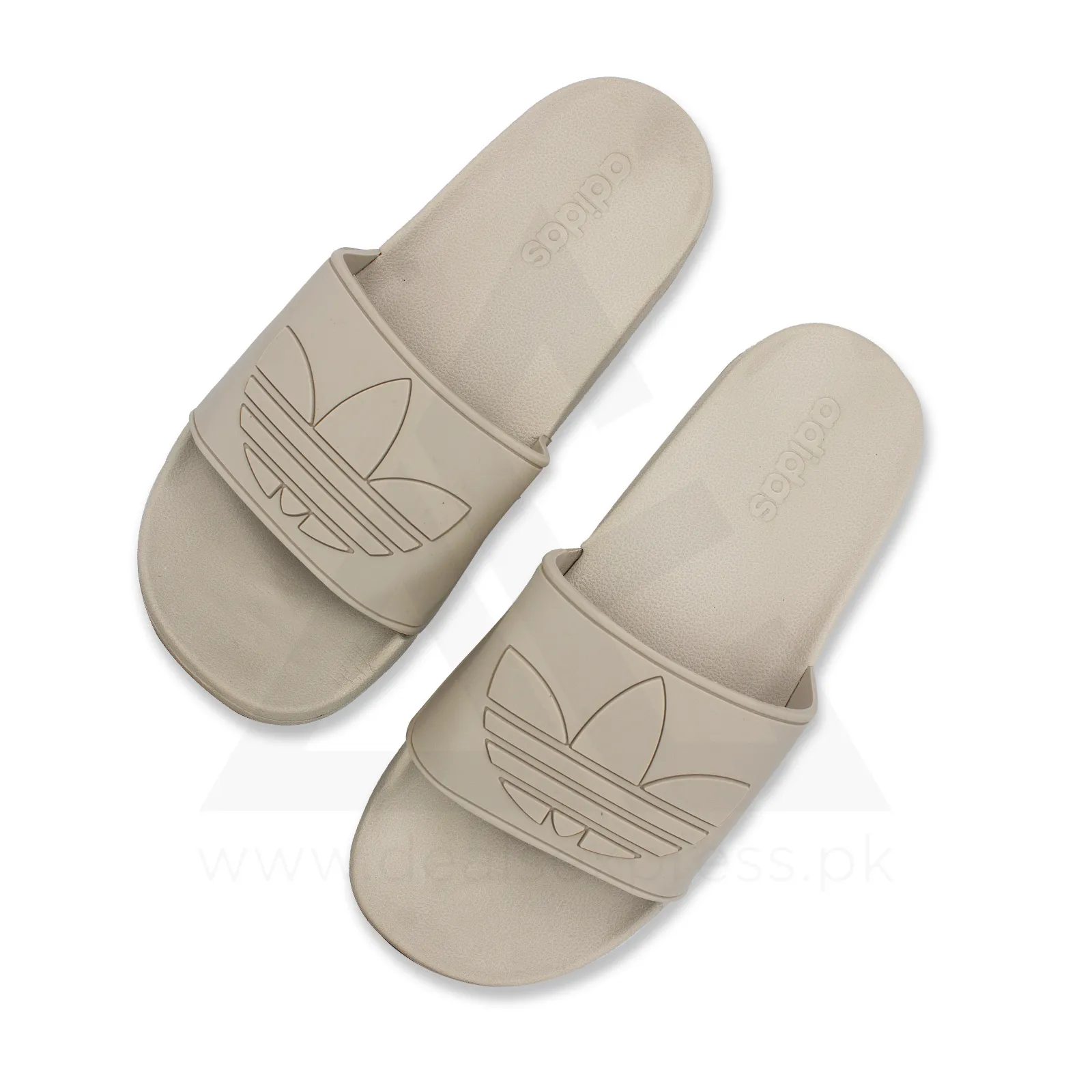 Adi-lete Lite Logo Slide - Beige