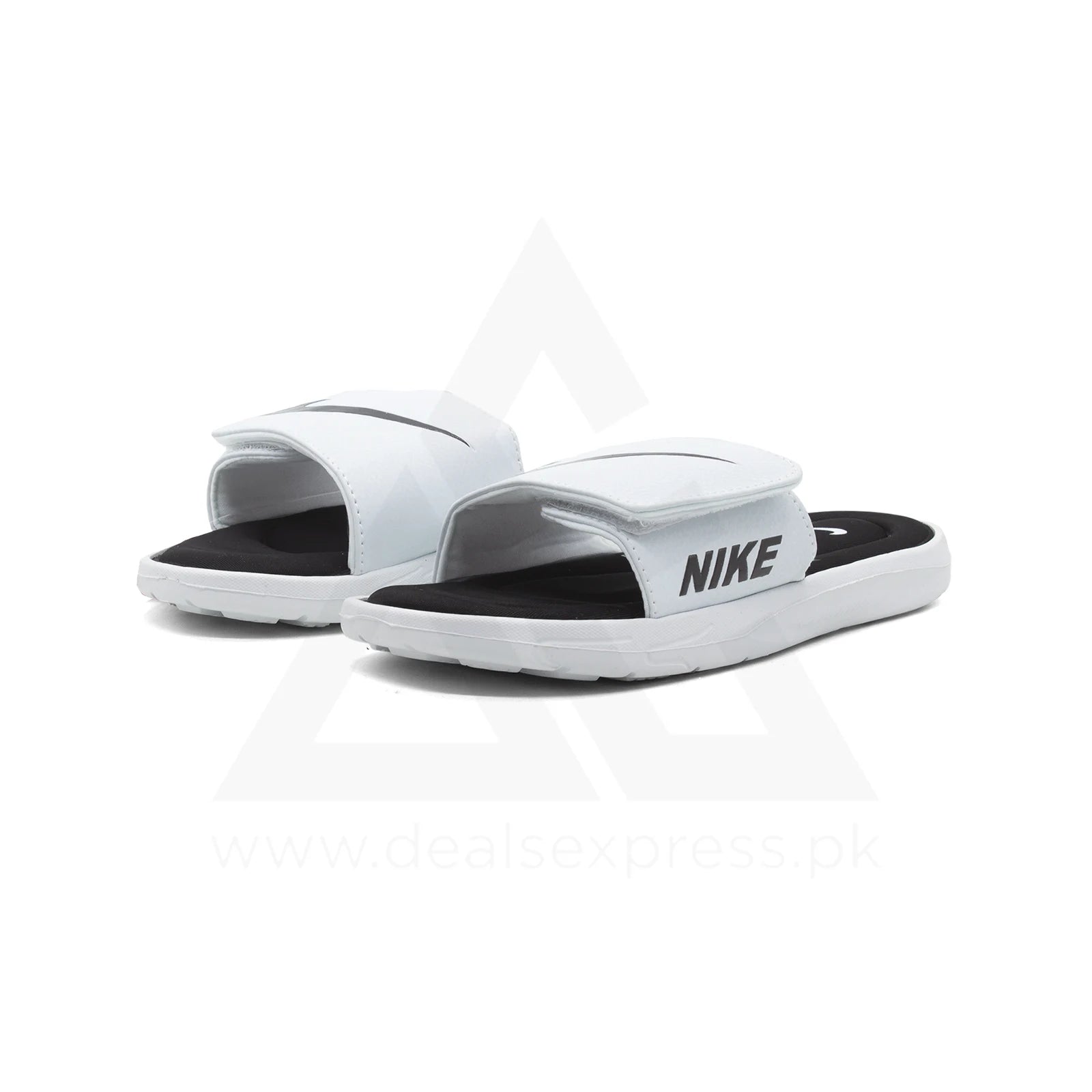 Nk Foambed Adjust Slide - White Duo