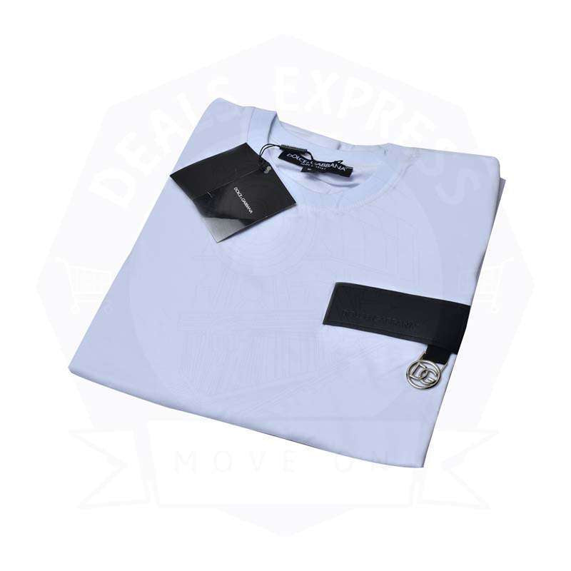 Dlce logo - White (Slim Fit)