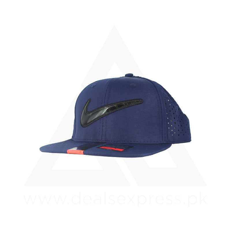 Nk Shine Swoosh Cap - Navy A0512