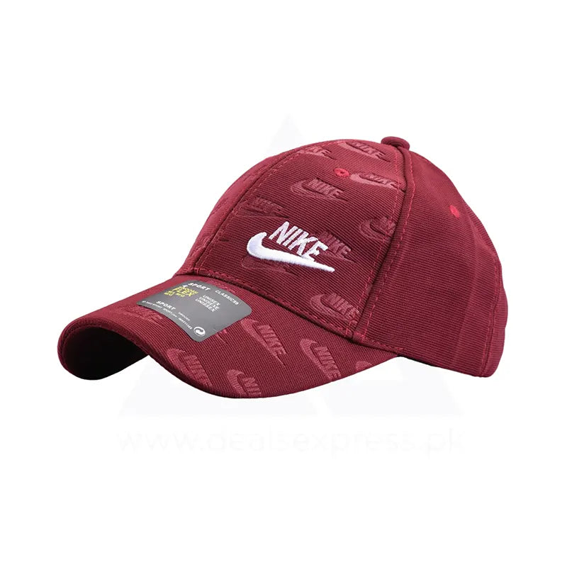 Nk Emb Cap - Maroon A0235