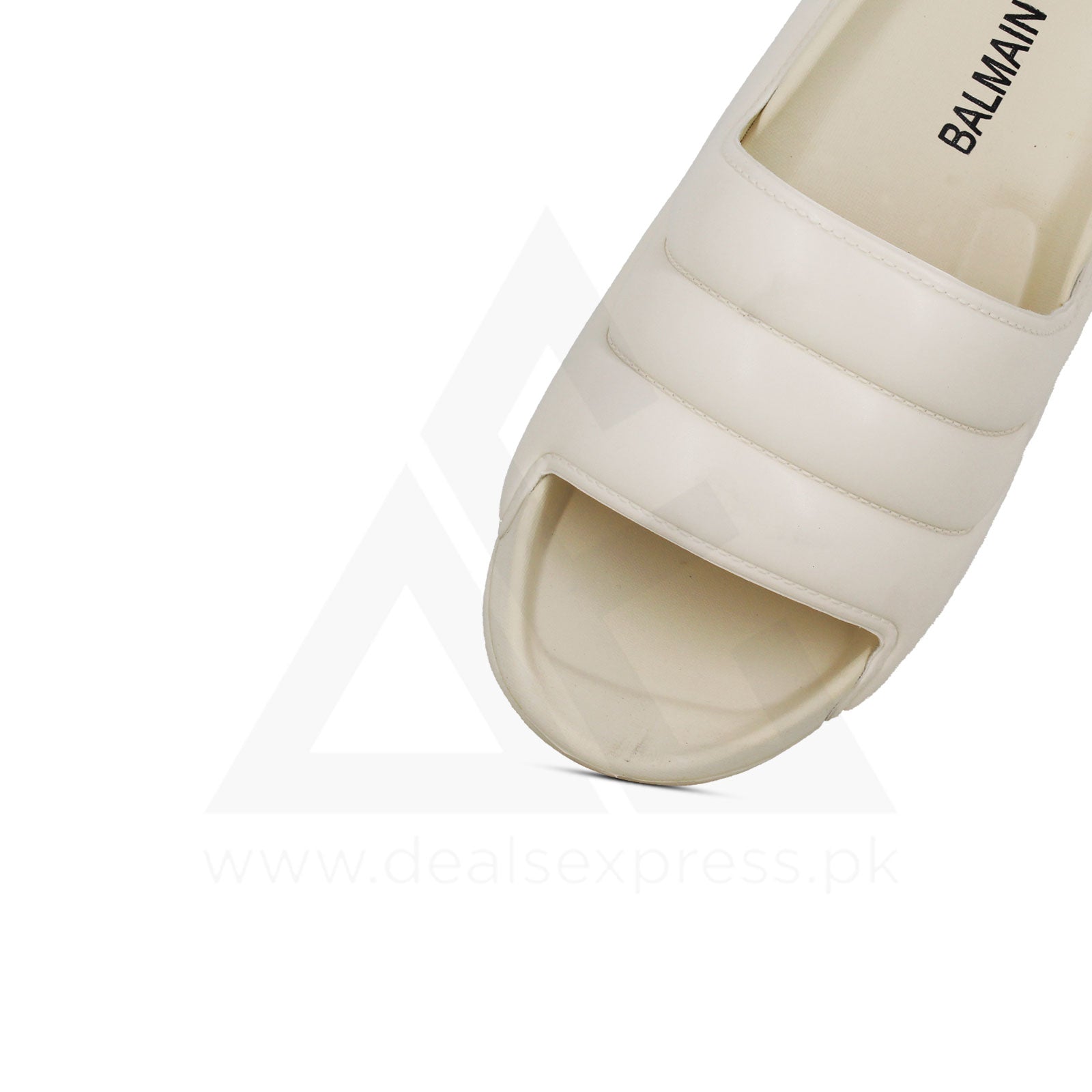 Balmin Stripe Slide - Beige