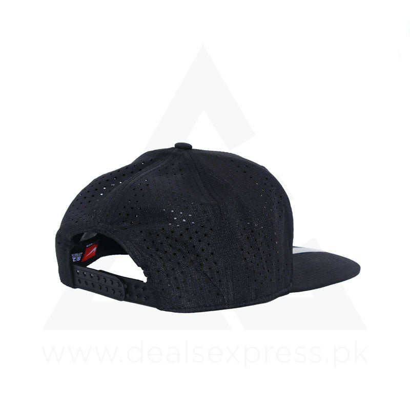 NK Emb Cap - Black White A0398