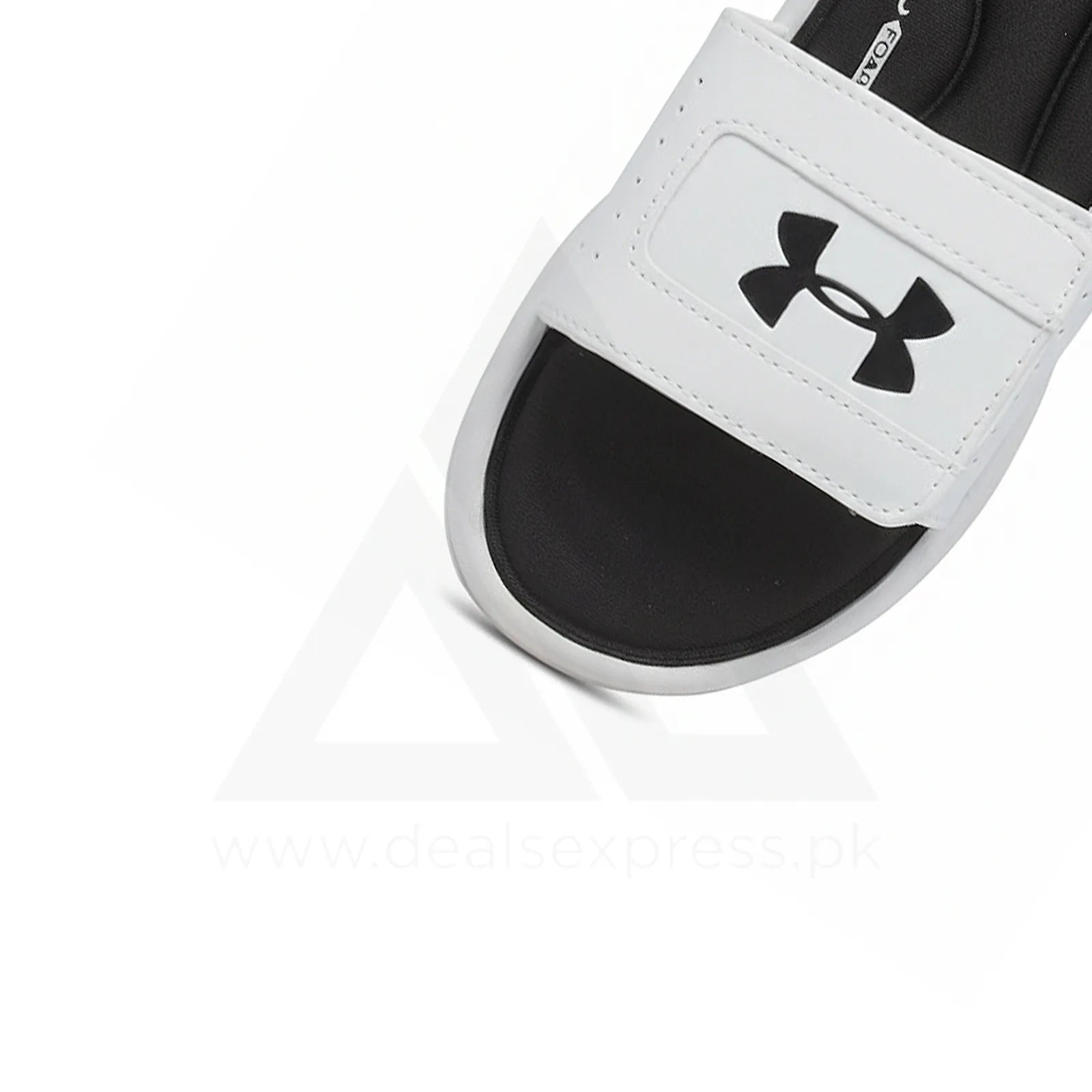 UA Foambed Adjust Slide - White Duo