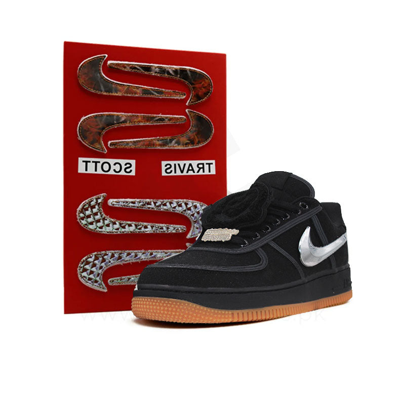 Arforce1 Low T Scott - Black ( With 3 Detachable Swoosh )