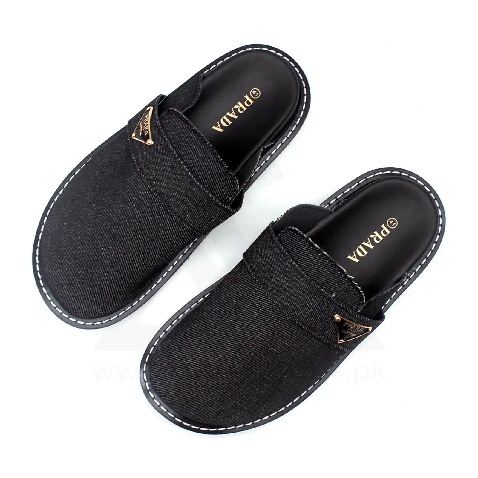 Pra Da Clog Mule Premium - Dark Denim