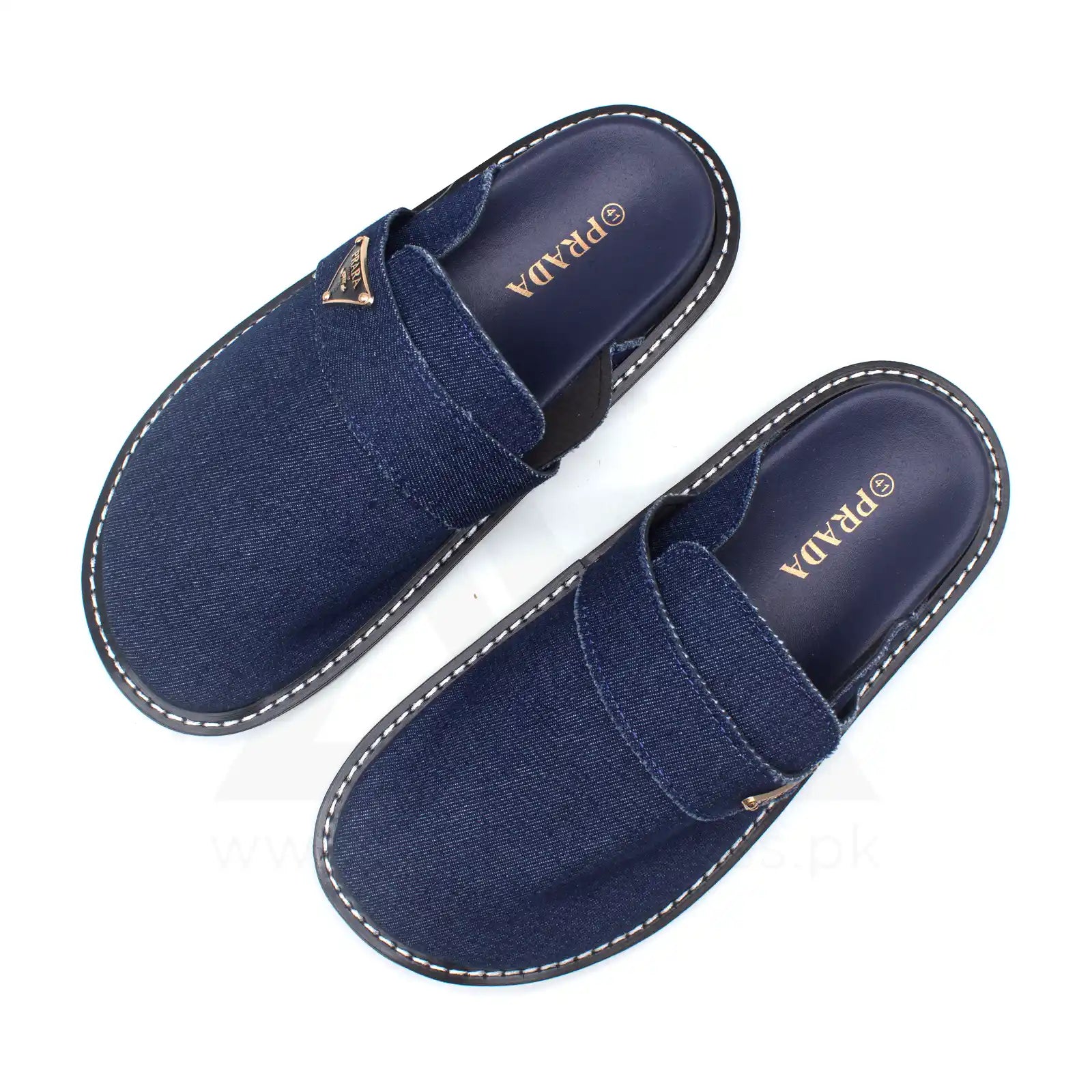 Pra Da Clog Mule Premium - Medium Blue Denim