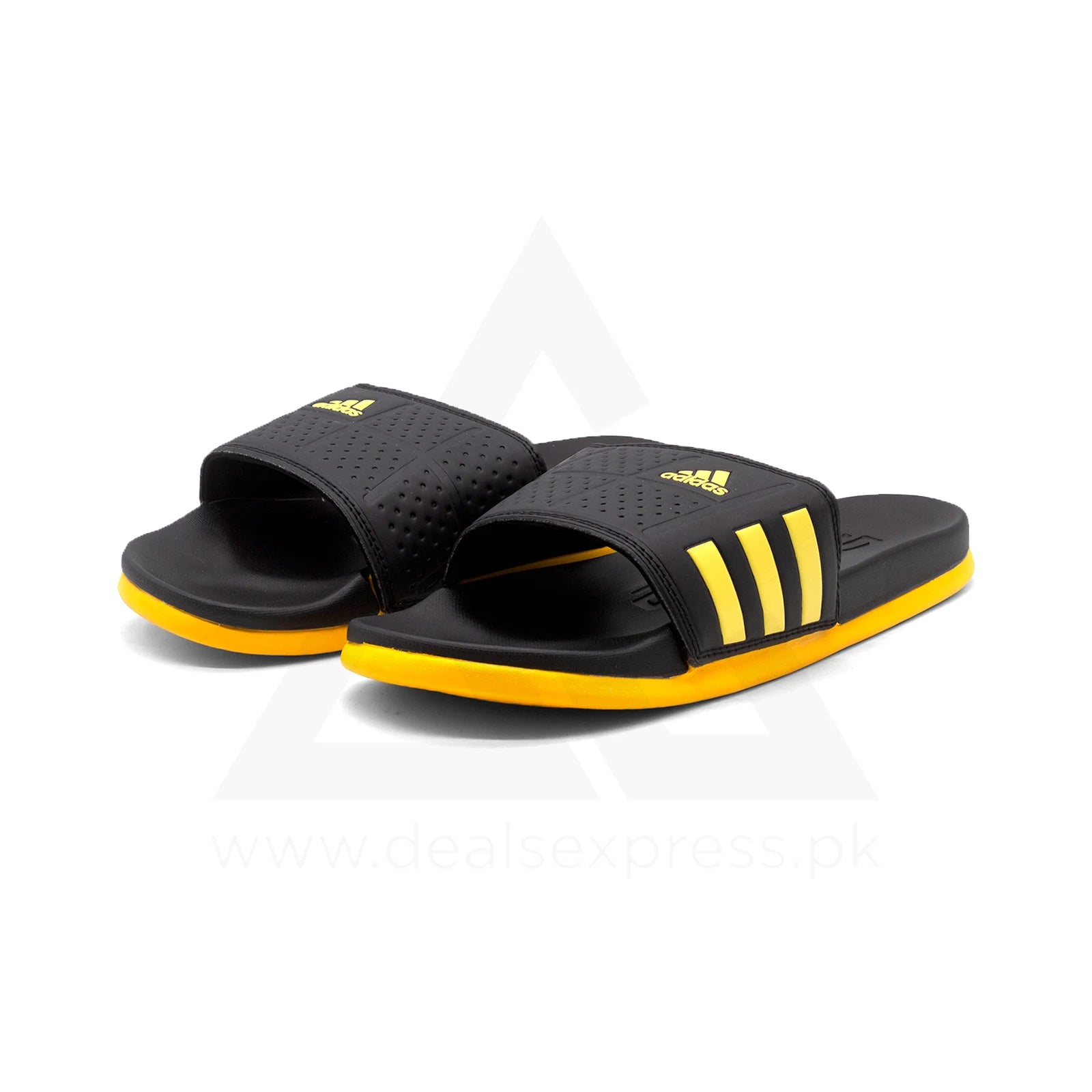 Adi-lete Cloudfoam Slide - Black Yellow