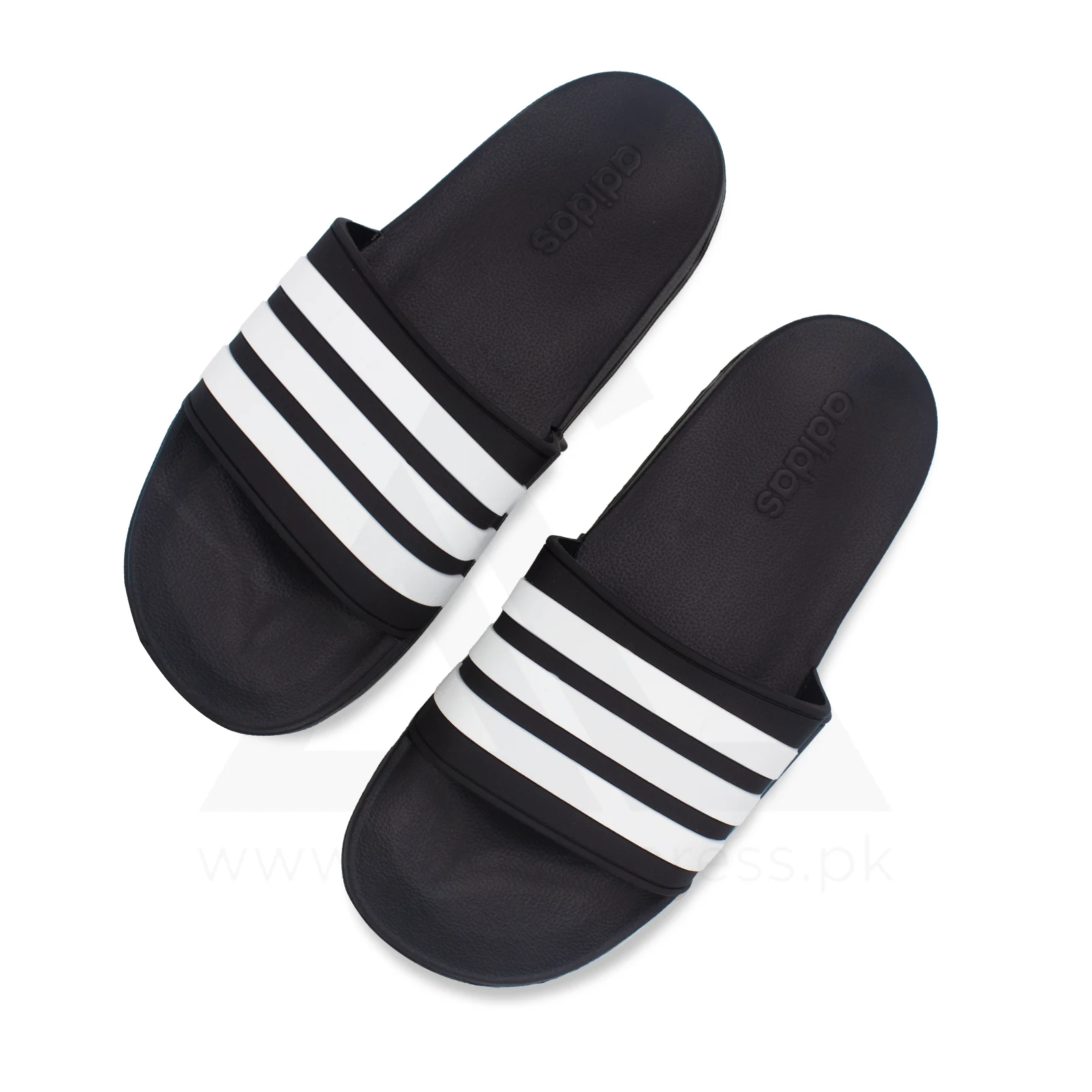 Adi-lete Lite Stripe Slide - Black Duo