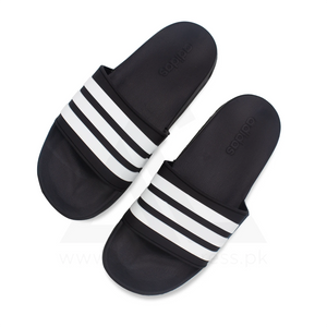 Adi-lete Lite Stripe Slide - Black Duo