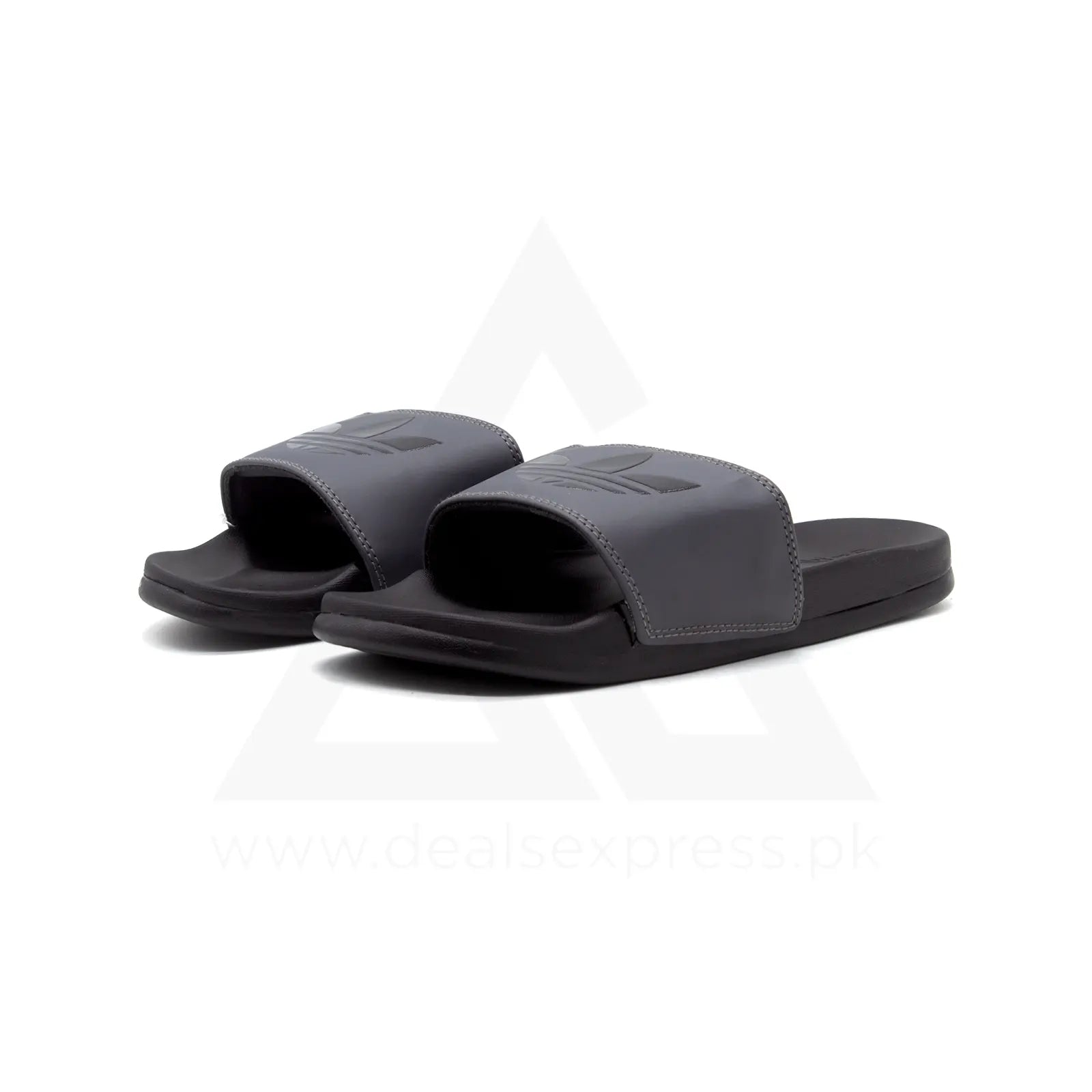 Adi-lete Trefoil Slide - Black Grey