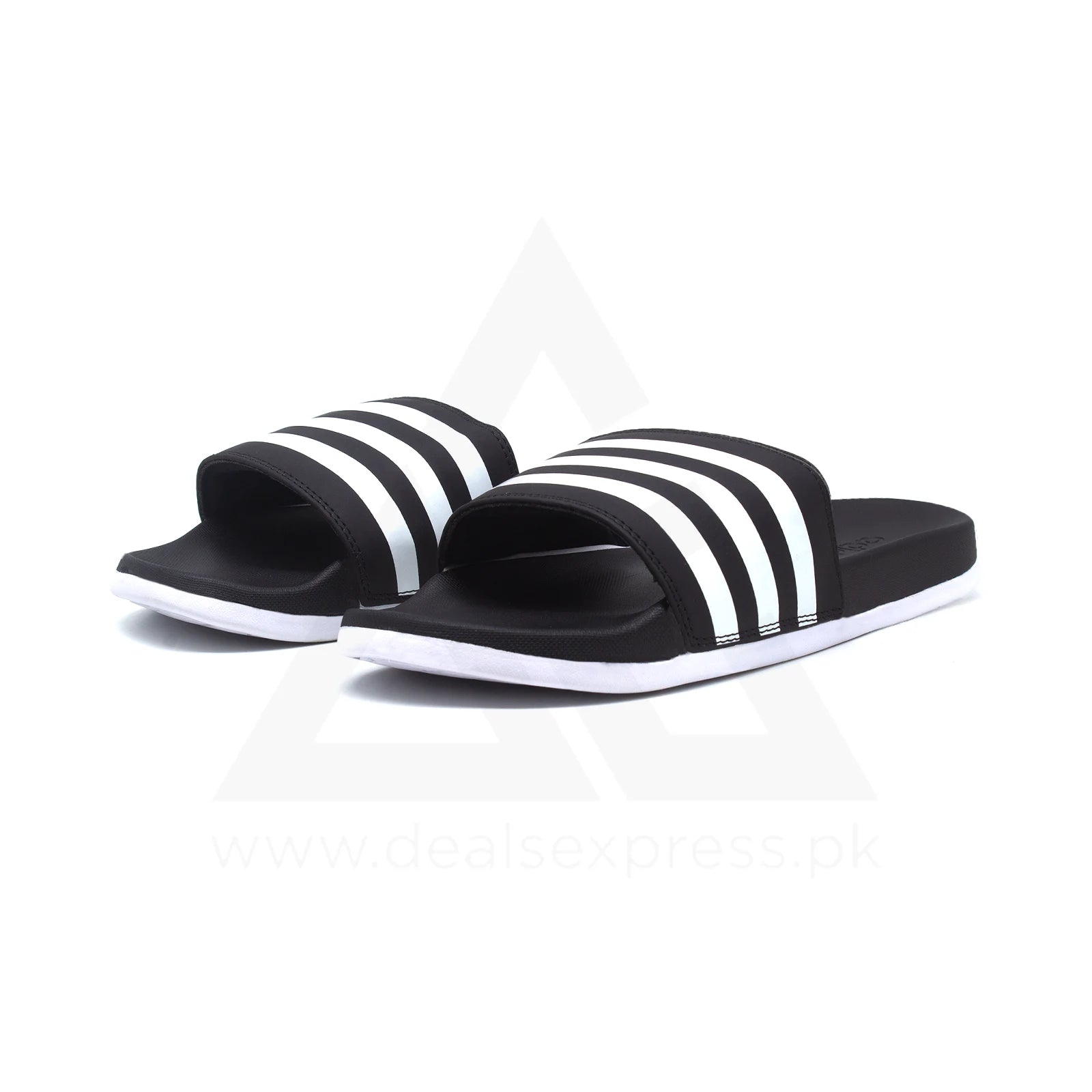 Adi 3 Stripe Slide V2 - Black White