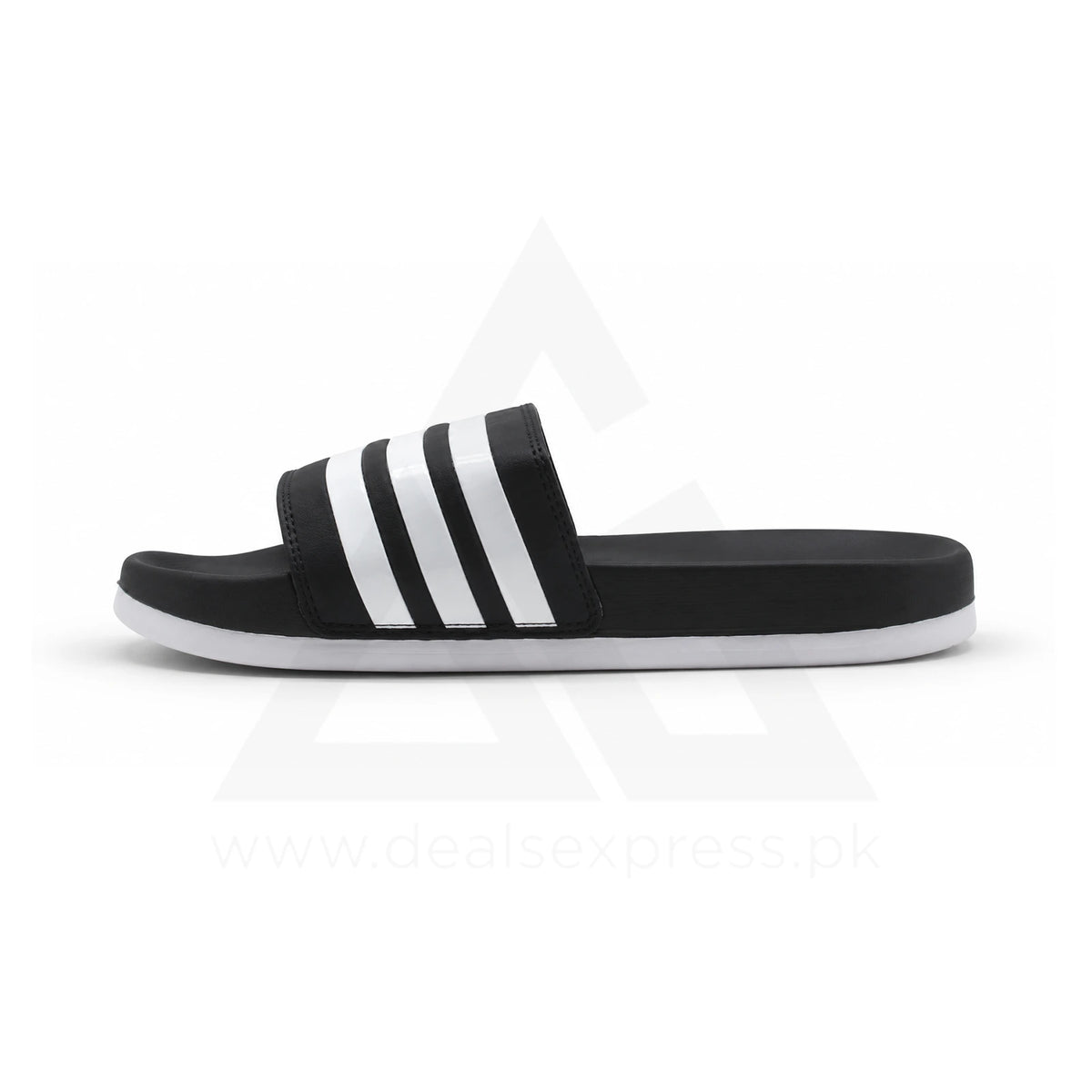 Adi Comfort Stripe Slide - Black Duo