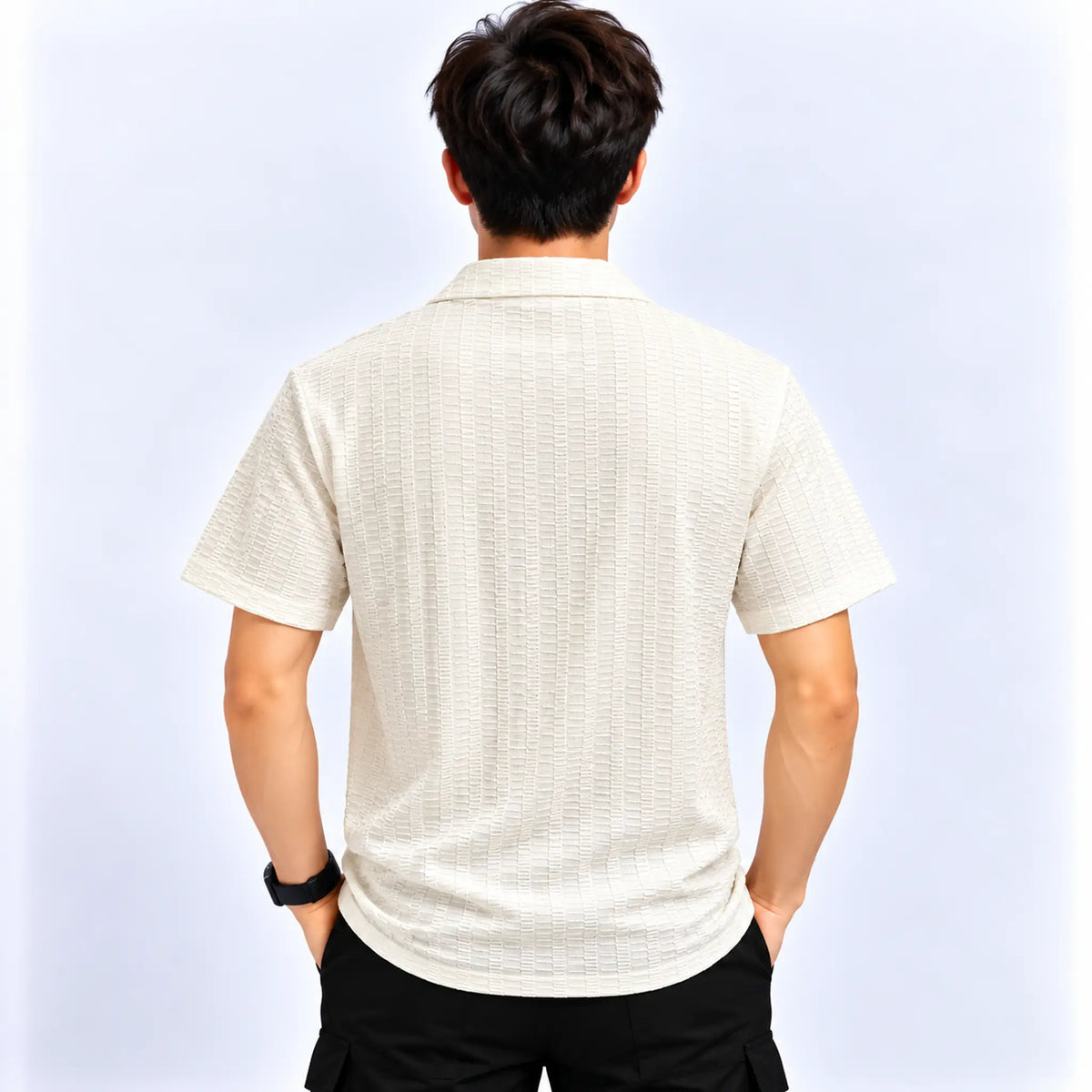 Cabana Color Shirt D303 - White