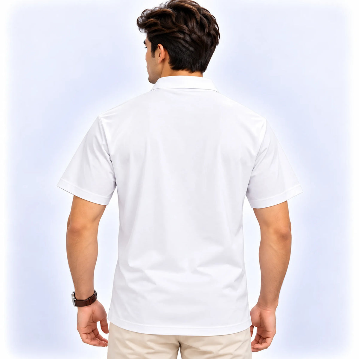Guchi Drifit Polo D317 - White