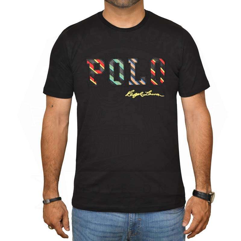 Plo Emb - Black (Slim Fit)