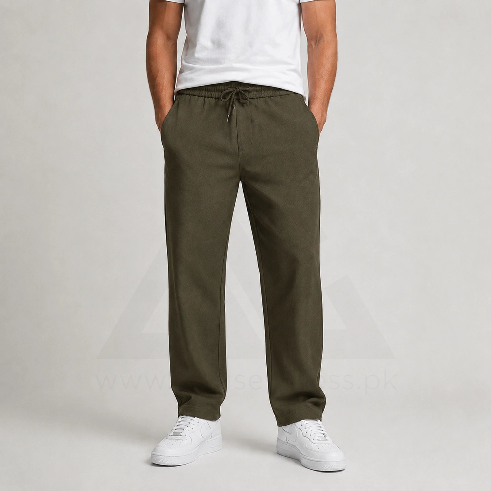 DnG Fall Trouser T0105 - Dark Brown