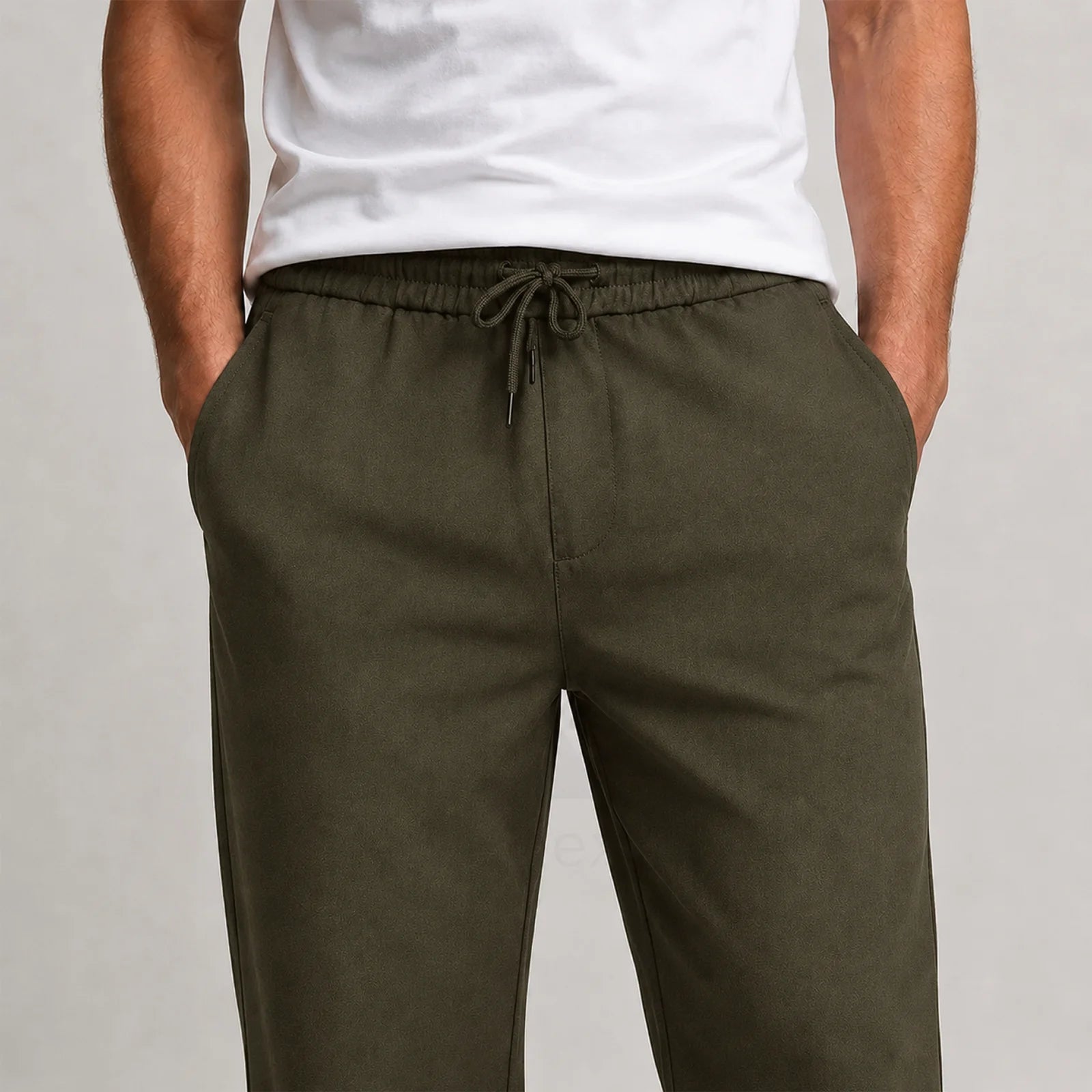 DnG Fall Trouser T0105 - Dark Brown