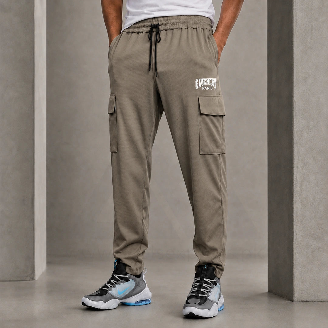 Gvenchy Embose Trouser T065 - Brown