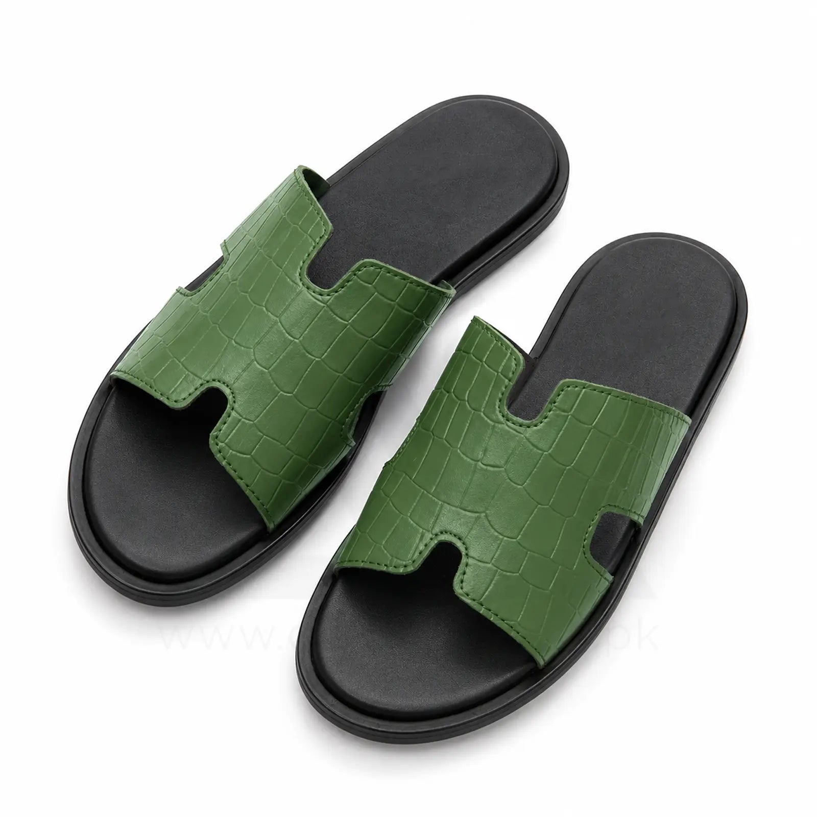 Izmir Slide - Black Green