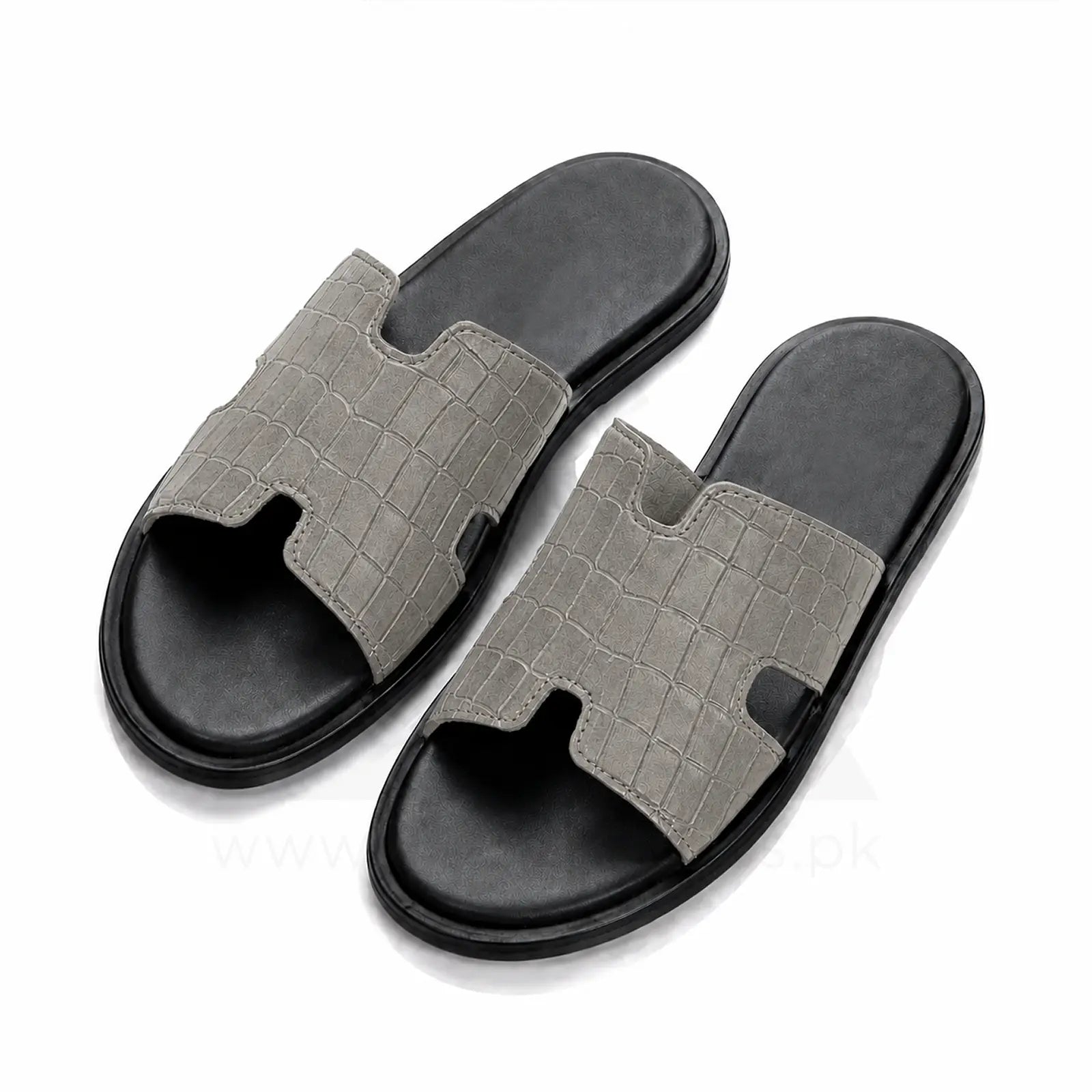 Izmir Slide - Grey Black