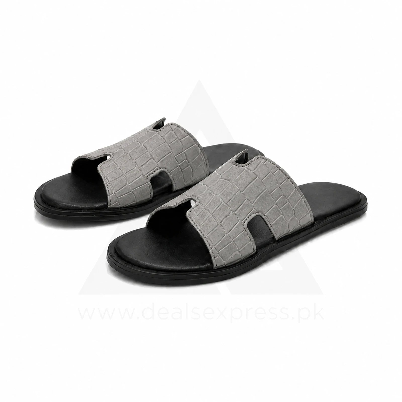 Izmir Slide - Grey Black