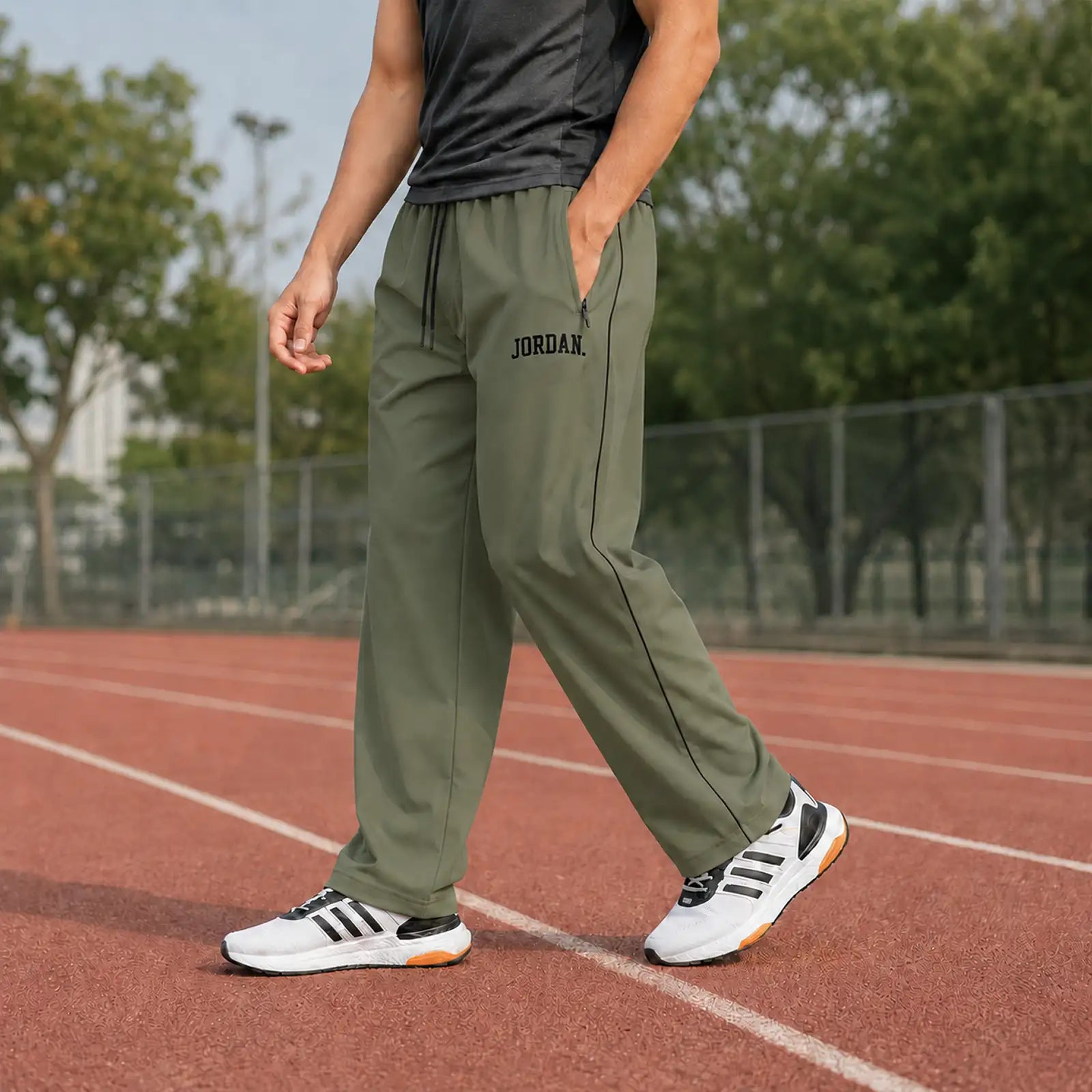 Jrdn Drifit Trouser T044 - Army Green