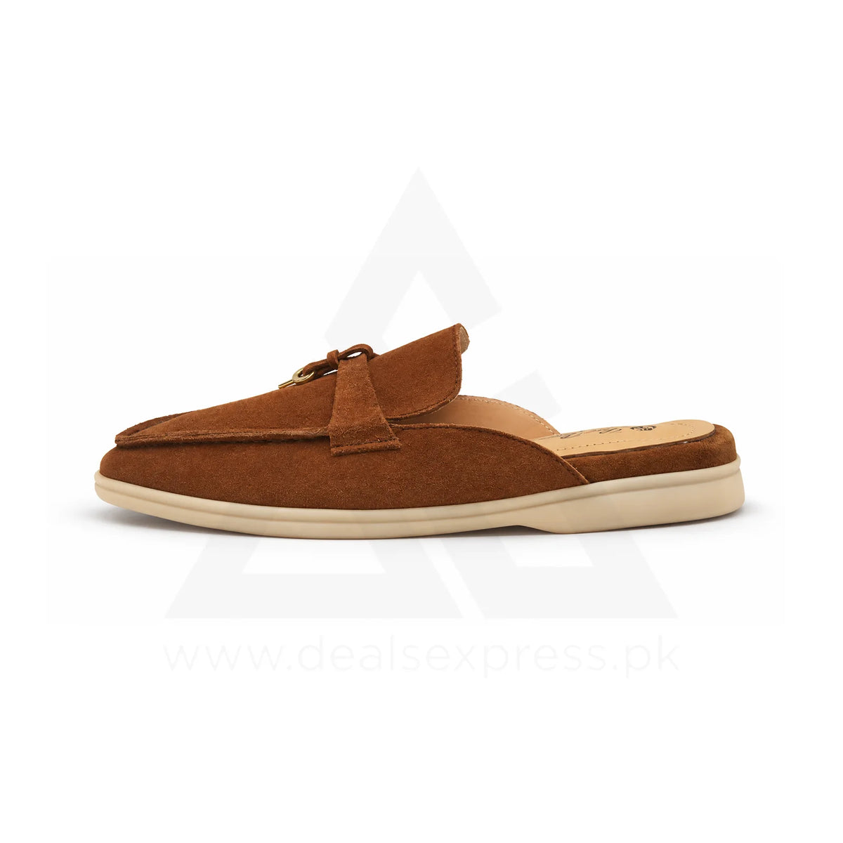 Lp Babouche Charms Walk Mule - Brown Suede