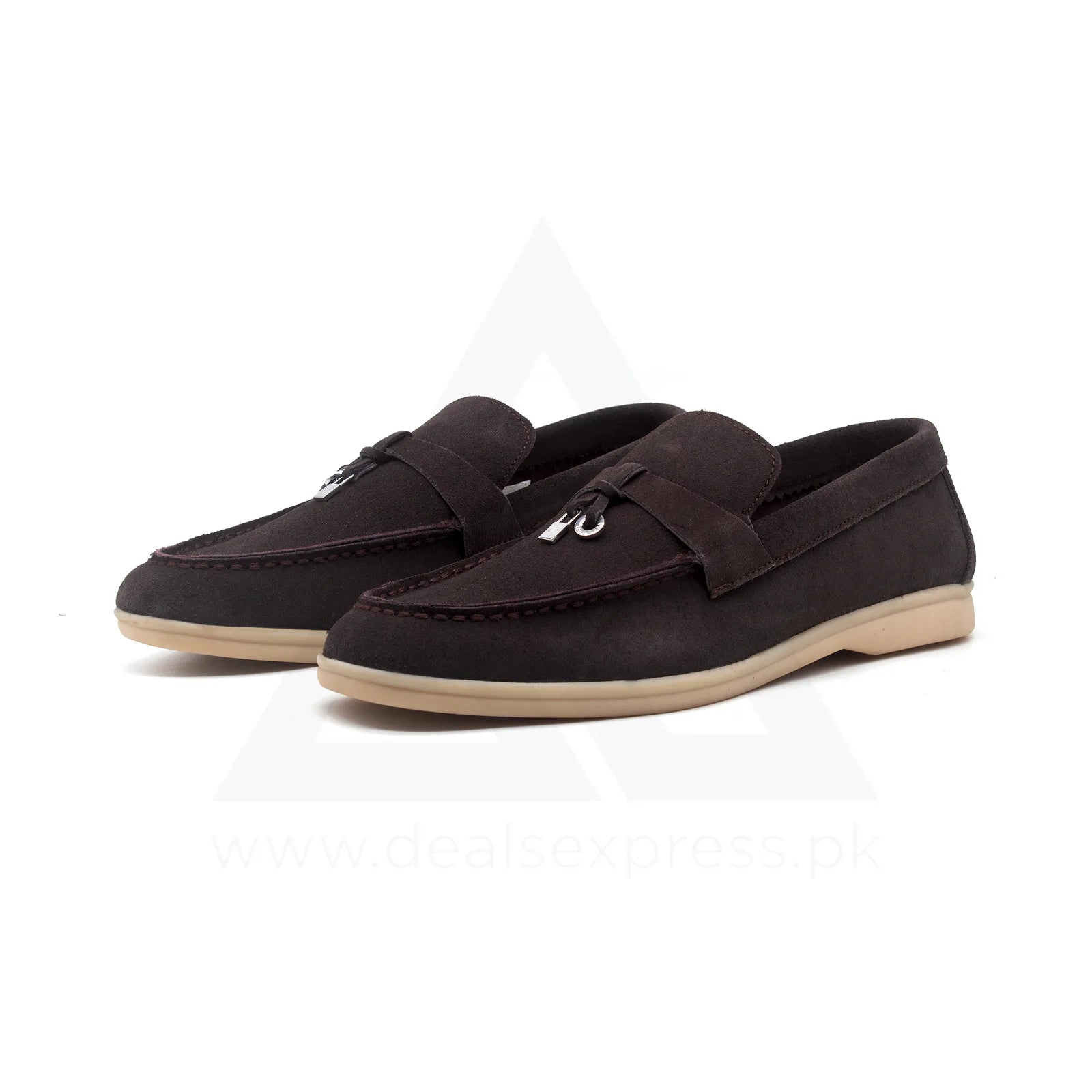 Lp Summer Charm Walk Loafers - Dark Brown Suede