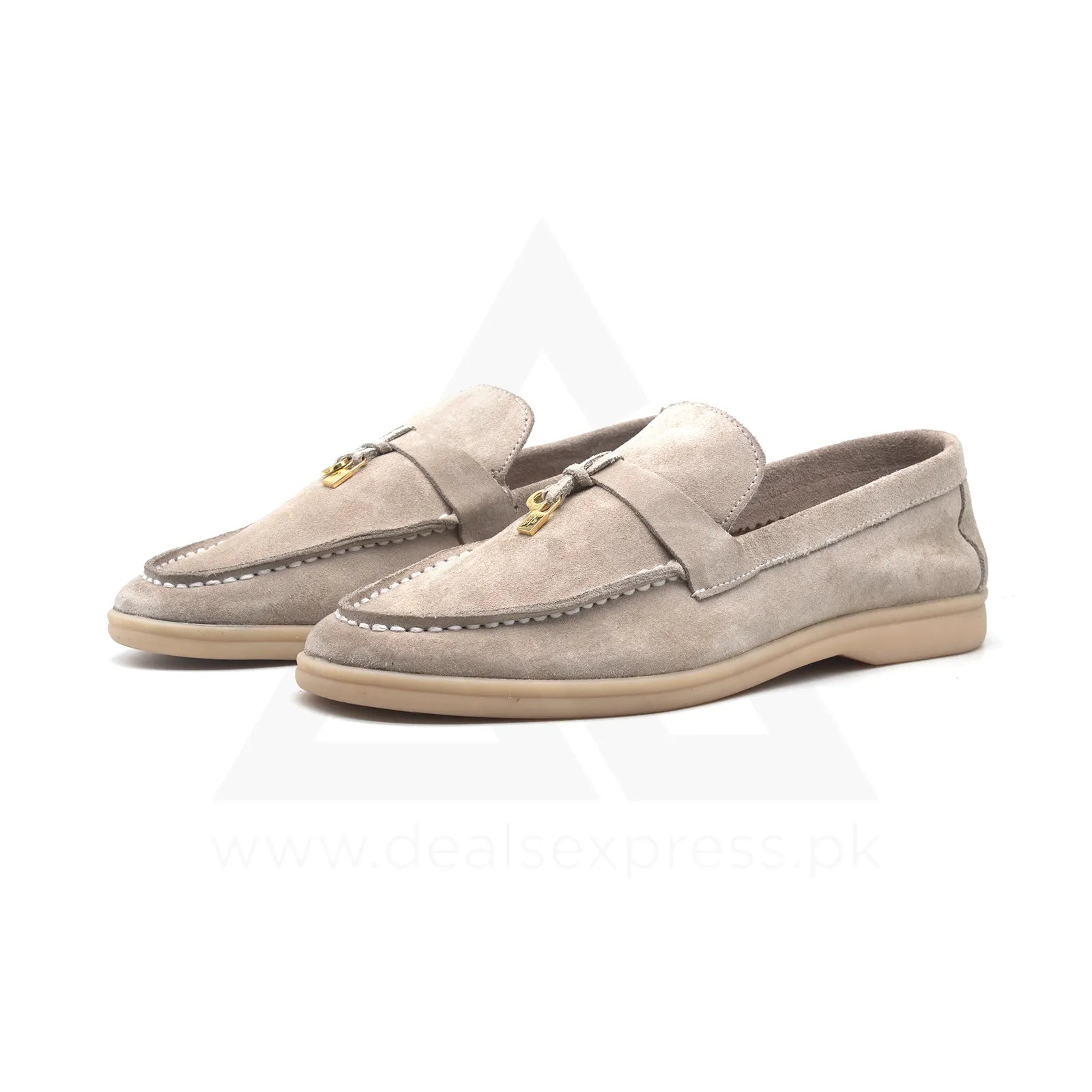 Lp Summer Charm Walk Loafers - Light Beige Suede