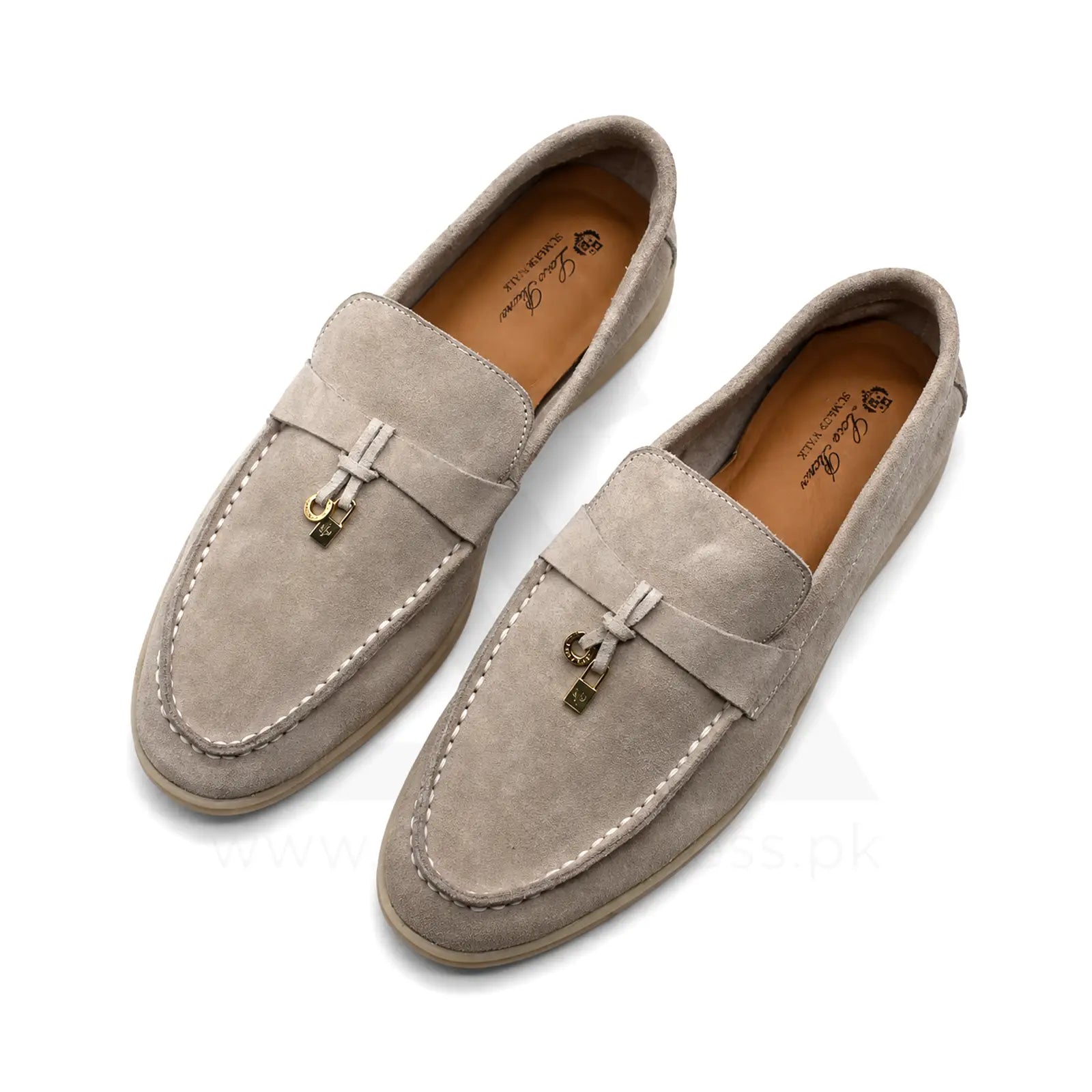 Lp Summer Charm Walk Loafers - Light Beige Suede