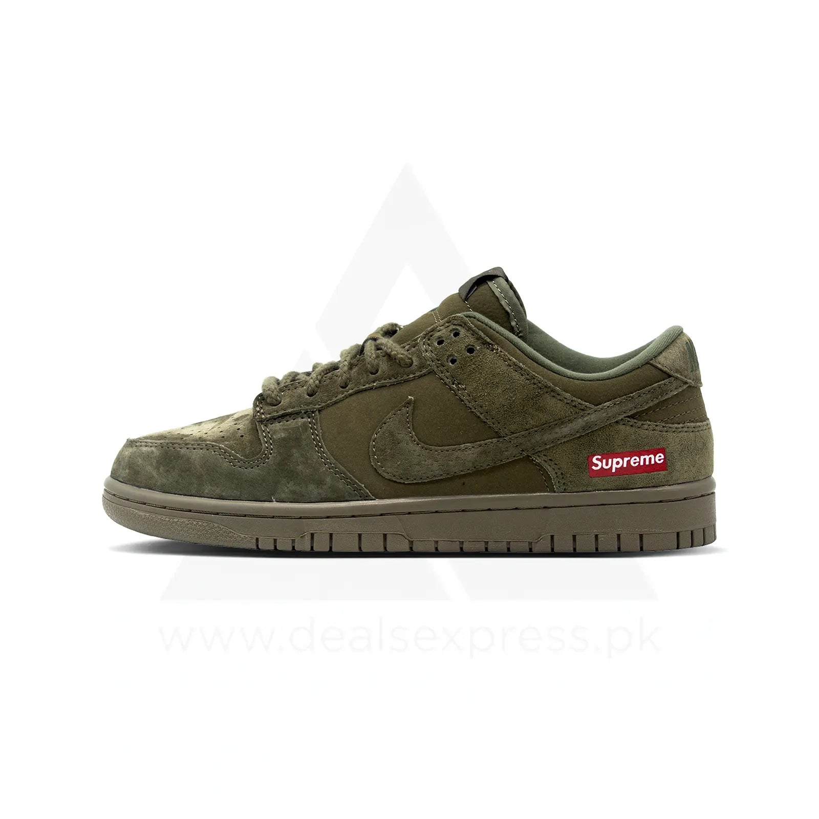 NAJ Dunk Low x Supreme - Olive Premium Sneakers