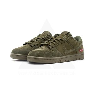 NAJ Dunk Low x Supreme - Olive Premium Sneakers