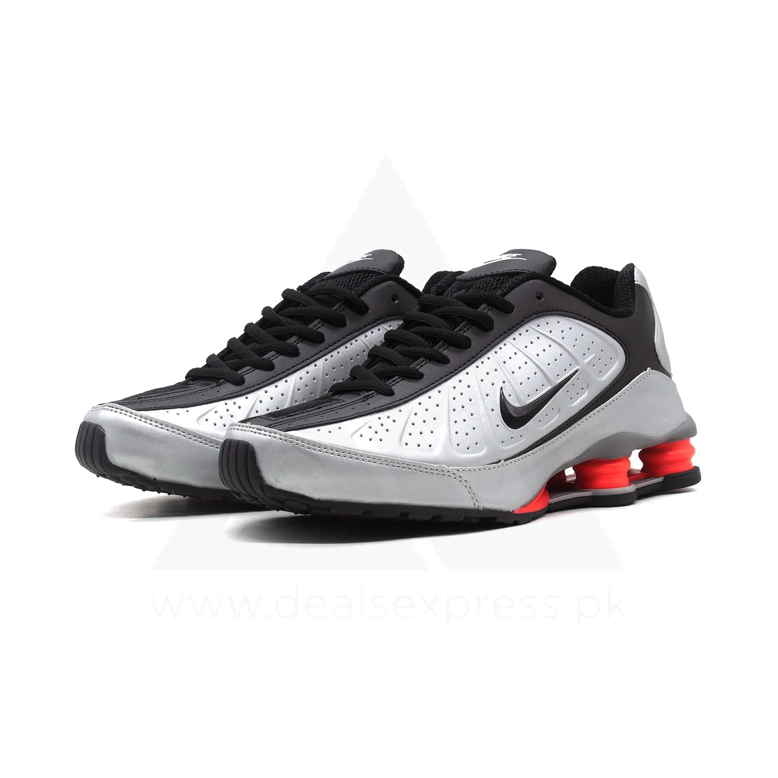 Nk Shox R4 V2 - Black Metallic Red