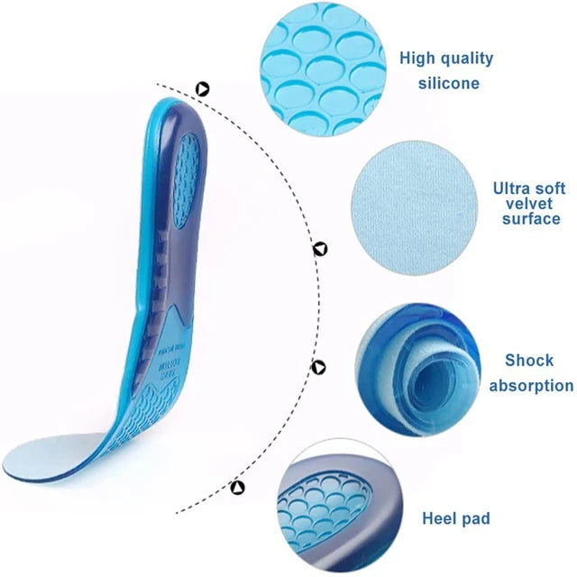 Silicon Soft Arch Support Insoles