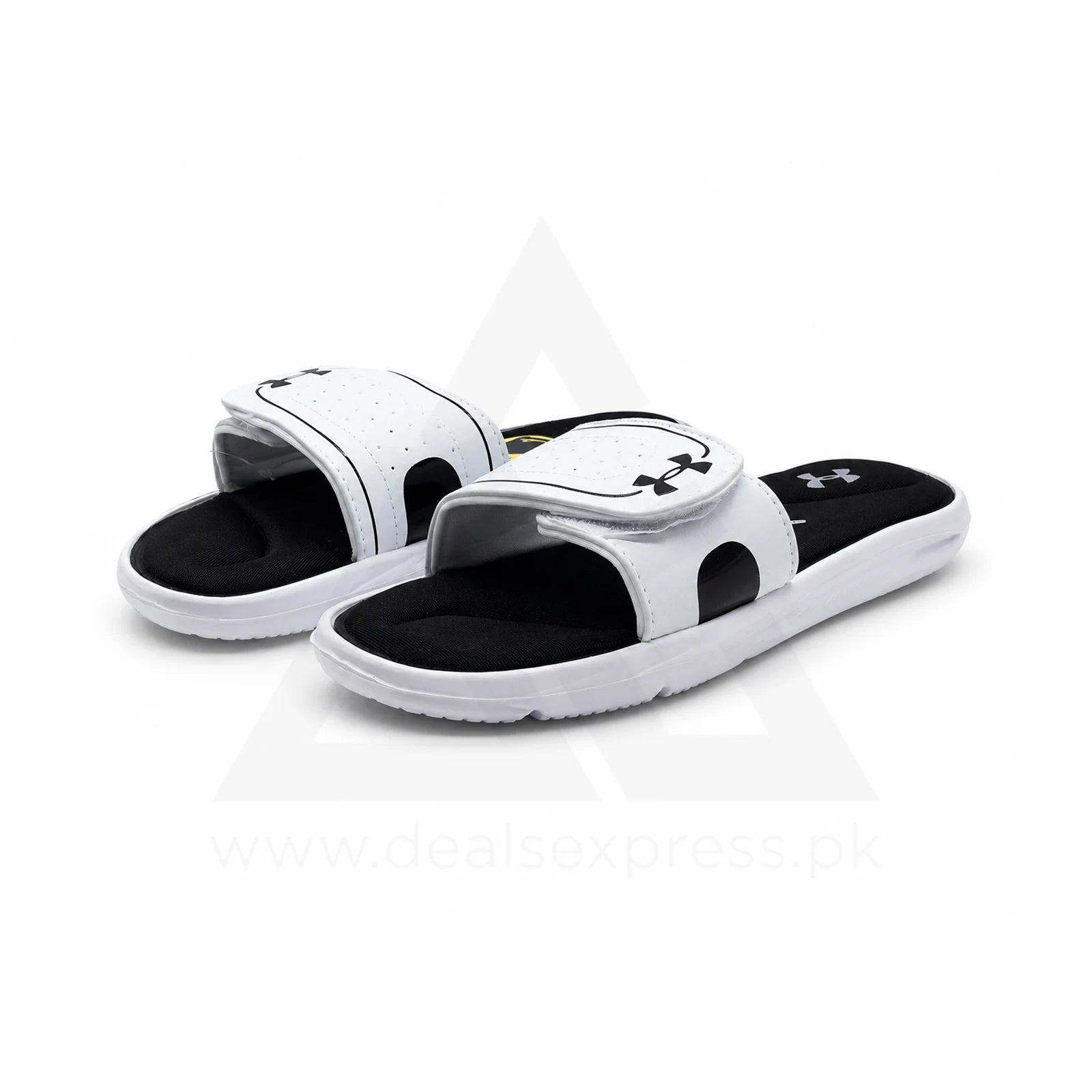 Ua Foambed Adjust Slide V2 - White Duo