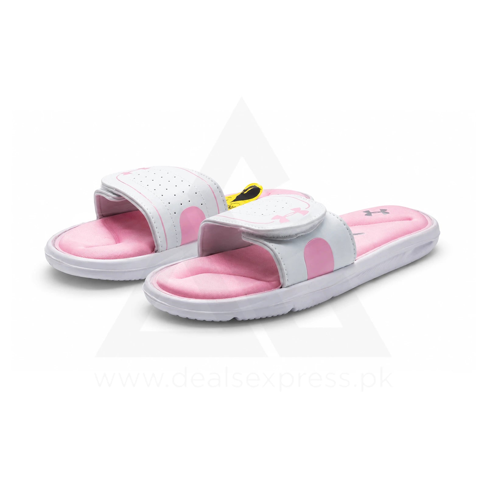 Ua Foambed Adjust Slide V2 - White Pink