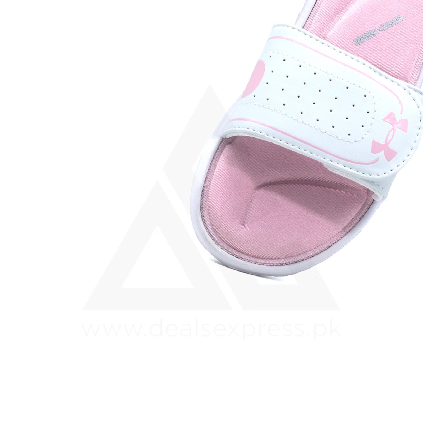 Ua Foambed Adjust Slide V2 - White Pink