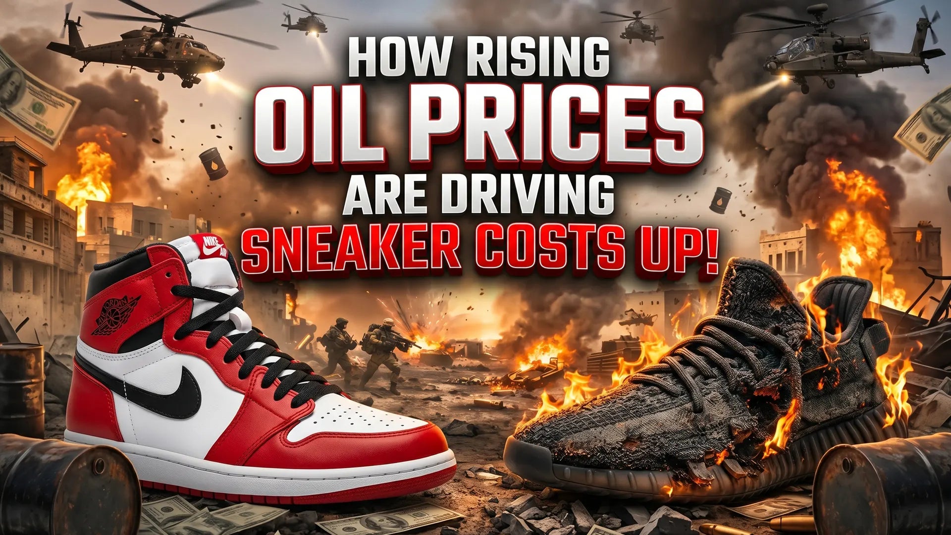 Rising Oil Prices Are Driving Sneaker