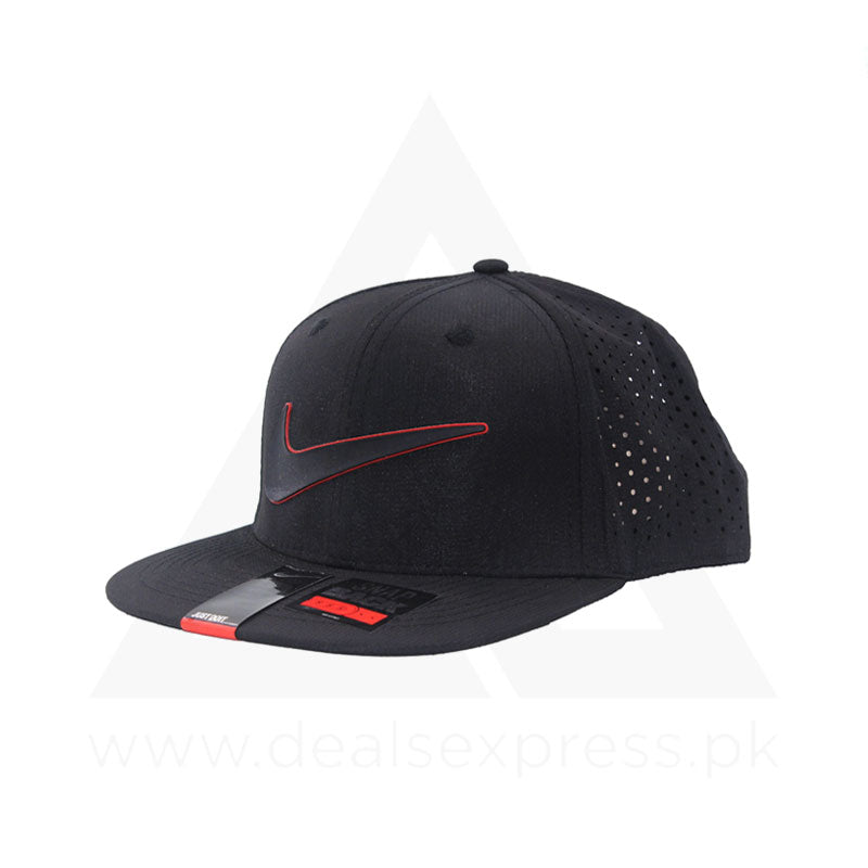 NK Rbr Cap - Black Red A0399