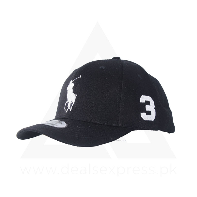 Polo Cap - Black A0337