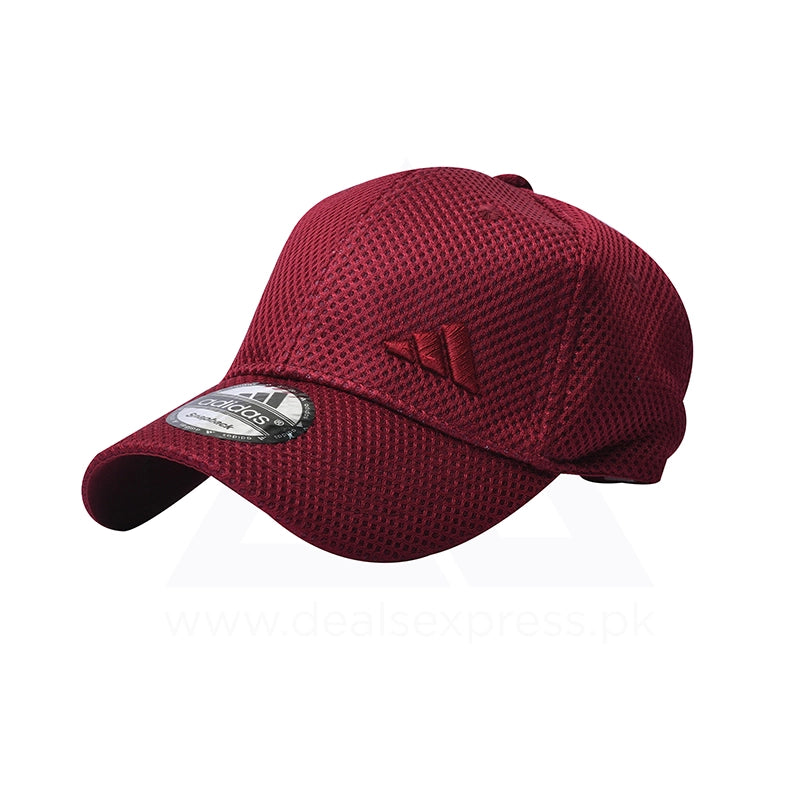 Adi Mesh Cap – Mahroon A0184
