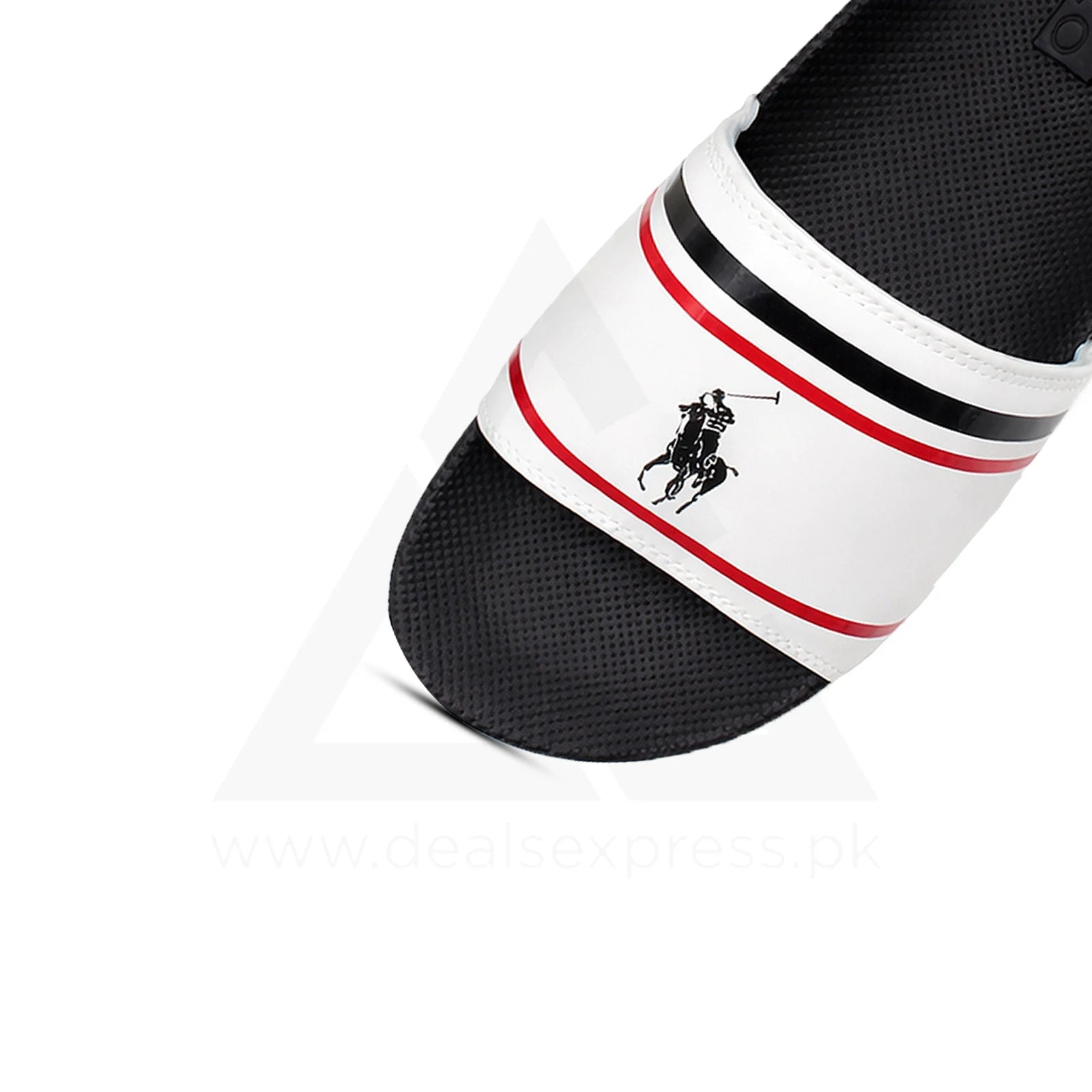 Po lo RL Slide - White Duo