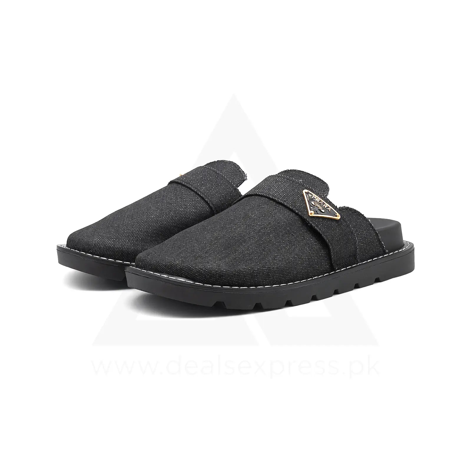 Pra Da Clog Mule Premium - Dark Denim